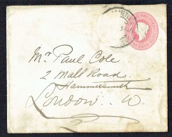 COGH 1900 Postal Stationery 1d. Envelope To London - Cape Of Good Hope (1853-1904)