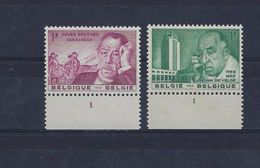 N°1269/1270 (plaatnummer 1) MNH ** POSTFRIS ZONDER SCHARNIER SUPERBE - 1961-1970