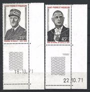 N° 419/20**  CHARLES DE GAULLE - Unused Stamps