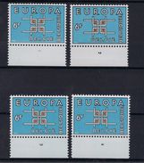 N°1261 (plaatnummer Set) MNH ** POSTFRIS ZONDER SCHARNIER SUPERBE - 1961-1970