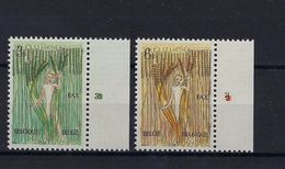 N°1251/1252 (plaatnummer 3) MNH ** POSTFRIS ZONDER SCHARNIER SUPERBE - 1961-1970