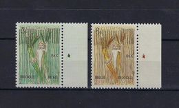 N°1251/1252 (plaatnummer 4) MNH ** POSTFRIS ZONDER SCHARNIER SUPERBE - 1961-1970