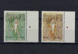 N°1251/1252 (plaatnummer 4) MNH ** POSTFRIS ZONDER SCHARNIER SUPERBE - 1961-1970