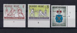 N°1246/1248 (plaatnummer) MNH ** POSTFRIS ZONDER SCHARNIER SUPERBE - 1961-1970