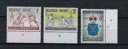 N°1246/1248 (plaatnummer) MNH ** POSTFRIS ZONDER SCHARNIER SUPERBE - 1961-1970