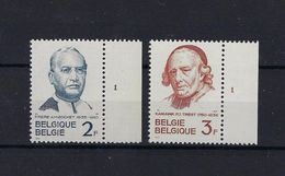 N°1214/1215 (plaatnummer 1) MNH ** POSTFRIS ZONDER SCHARNIER SUPERBE - 1961-1970