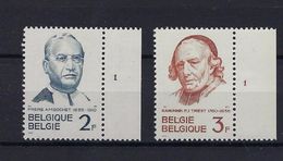 N°1214/1215 (plaatnummer 1) MNH ** POSTFRIS ZONDER SCHARNIER SUPERBE - 1961-1970