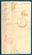 1851 , VALENCIA , D.P. 19 , ENVUELTA CIRCULADA ENTRE REQUENA Y VALENCIA , BAEZA , LLEGADA , PORTEO - ...-1850 Prephilately