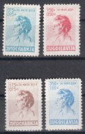 Yugoslavia Kingdom, Charity For Children 1936 Mi#322-326 Mint Never Hinged - Nuevos