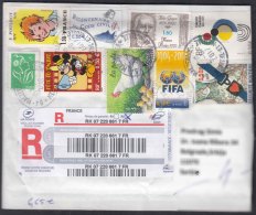 France 2017 Cover Travelled To Serbia - Storia Postale