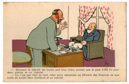 CPA   ILLUSTRATEUR SIM     HUMOUR POLITIQUE  DEPUTE - Sim