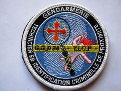 INSIGNE TISSUS PATCH DE LA GENDARMERIE NATIONALE TICP GGD DU 34 SUR VELCROS - Police & Gendarmerie
