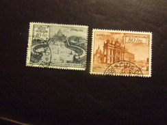 VATICANO 1949 BASILICHE USATO ESPRESSO  Dent 14 - Priority Mail
