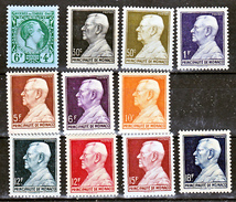 Monaco 1948 Année Complète Postes 301 à 323 Neuf Avec Trace De Charnière* TB  MH  Con Charnela Cote 111 - Annate Complete