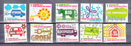 Nederland  2010 Nvph Nr  2732 Tm 2741, Mi Nr 2759 - 2768: Thema  Denk Groen Milieu - Used Stamps