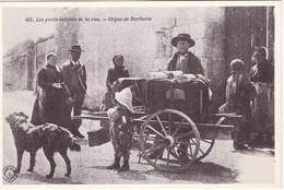 Les Petits Métiers De La Rue - Orgue De Barbarie - 2 Scannes - Grand Format - Collection Du Petit Faucheux N°12 Repro. - Vendedores Ambulantes