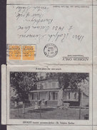 Canada ERNEST Tourist Accomodation St. Sulpice Slogan Flamme MONTREAL Quebec 1930 USA Copyright 1929 Mrs Lydia Handfield - Lettres & Documents