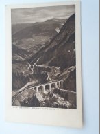 D153794  Suisse- Die Kehren BERGÜN-PREDA - Rhätische Bahn Chemin De Fer Rhétique Rhaetian Railway WWI  Grisons - Bergün/Bravuogn