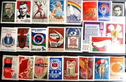 RUSSIA USSR 1963-85 24 Pcs - Only One Stamp-Full Series MNH - Sammlungen