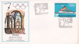 Romania 1972 Munich Olympic Games, Vilcea, Souvenir Cover - Summer 1972: Munich