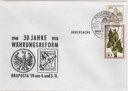 FLOR-L157 - ALLEMAGNE Entier Postal Env. De BRUCHSAL BRUPOSTA 1978 - Private Covers - Mint