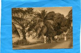 GUINEE FRANCAISE-Conakry-la Corniche -groupe De Promeneurs-années 50 Carte Neuve Dos Non écrit-édition-Lescuyer - Guinée Française