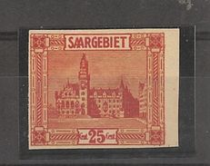 Sarre -Saargebiet _  25c Non Dentelé - Essai Orange - Jaune-  1922-  N°88 - Sonstige & Ohne Zuordnung