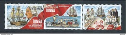 Tonga 1997 Christianity In Tonga 1st Issue Strip Of 3 Specimen Overprint MNH - Tonga (1970-...)