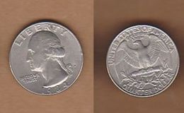 AC  - USA - UNITED STATES OF AMERICA QUARTER DOLLAR 1984 P - 1932-1998: Washington