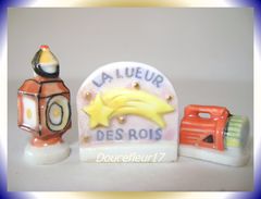 Lueur Des Rois ... Lot De 3 Fèves ... Ref AFF : 55-1996...(pan 0038) - Other & Unclassified