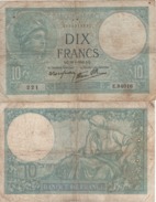 FRANCE   10 Francs   P73   "Minerva"    Various Dates  From 1916-1942 - 10 F 1916-1942 ''Minerve''