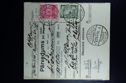 Latvia : Money Order 1936 Wolmar Katrina - Letland