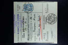 Latvia : Money Order 1937 Riga Liepaja Perkone - Lettonie