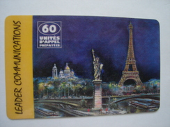 FRANCE  CARDS PREPAID   WORLD MONUMENTS - Interner Gebrauch