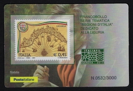 2017 ITALIA REPUBBLICA "ITALIAFIL GENOVA 2017" TESSERA FILATELICA (532/3000) - Philatelic Cards