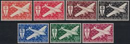 MADAGASCAR - PA N°55 A 61 - SERIE DE 7 VALEURS - NEUVES SANS CHARNIERE COTE 7,25€ (P1) - Aéreo