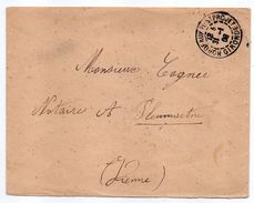 1908--Lettre De Bordeaux St Projet-33  à Pleumartin-86-- Semeuse-cachet Bordeaux St Projet Et Pleumartin-86- - 1877-1920: Période Semi Moderne