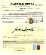 PORTUGAL, Receipts - Covers & Documents