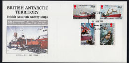 J0100 BRITISH ANTARCTIC TERRITORY 2000, SG 286-8  Survey Ships,  FDC - Storia Postale