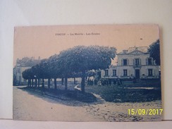 PISCOP (VAL D'OISE) LES ARBRES. LA MAIRIE. LES ECOLES. - Pontcelles