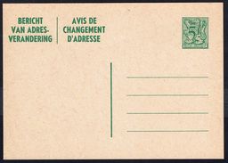 Changement D'adresse N° 22 II NF - Non Circulé - Not Circulated - Nicht Gelaufen. - Avis Changement Adresse