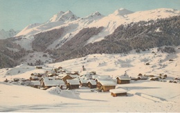 17 / 10 / 97  - BRIGELS  ( GR )  -  VUE  DU  VILLAGE  SOUS  LA  NEIGE - Breil/Brigels