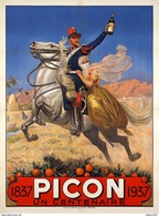 Publicité Ancienne - Picon 1837-1937 : Un Centenaire , 1937 - Carte Photo Moderne - Advertising
