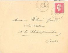 2162 POMEROLS Hérault Lettre Dulac 1,50 F Rose Yv 691 Ob 31 1 1945 - Briefe U. Dokumente
