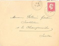 2162 POMEROLS Hérault Lettre Dulac 1,50 F Rose Yv 691 Ob 31 1 1945 - Storia Postale