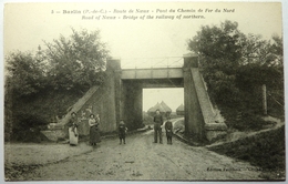 ROUTE DE NOEUX - PONT DU CHEMIN DE FER - BARLIN - Barlin