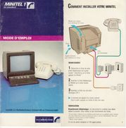 Minitel - Mode D'emploi - Supplies And Equipment