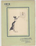 Calendrier 1912 Dessin Jack A - Petit Format : 1901-20