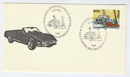 1986 EUropean ROAD SAFETY Year EVENT COVER Stamps CAR Cars Italy - Accidentes Y Seguridad Vial