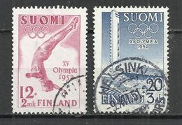 FINLAND 1951 - OLYMPIC GAMES - CPL. SET - USED OBLITERE GESTEMPELT USADO - Sommer 1952: Helsinki